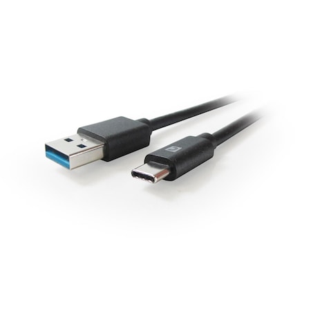 USB Type-C Male To USB Type-A Male Cable, 10 Ft.